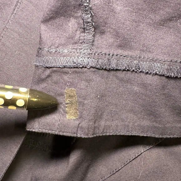 🌻 Soft Surroundings Ella Floral Appliqué Tunic Top Navy size Small - Picture 10 of 11